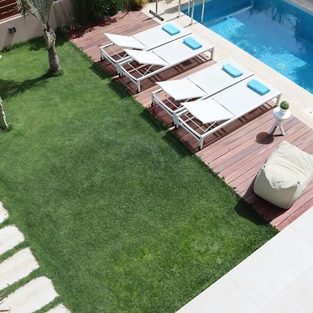 Fos Villa, A Luxe House With Private Heated Pool Galatás Eksteriør bilde
