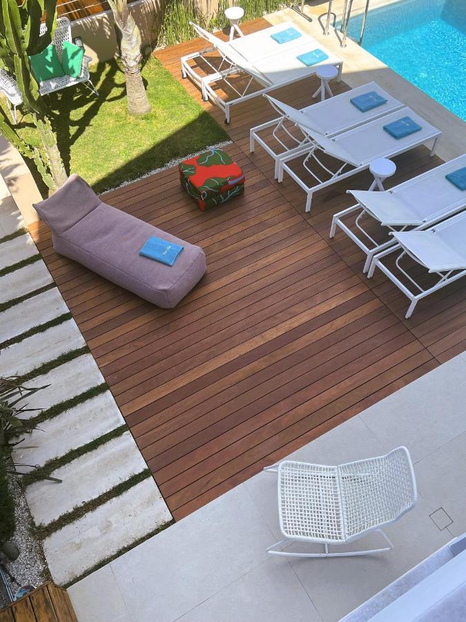 Fos Villa, A Luxe House With Private Heated Pool Galatás Eksteriør bilde