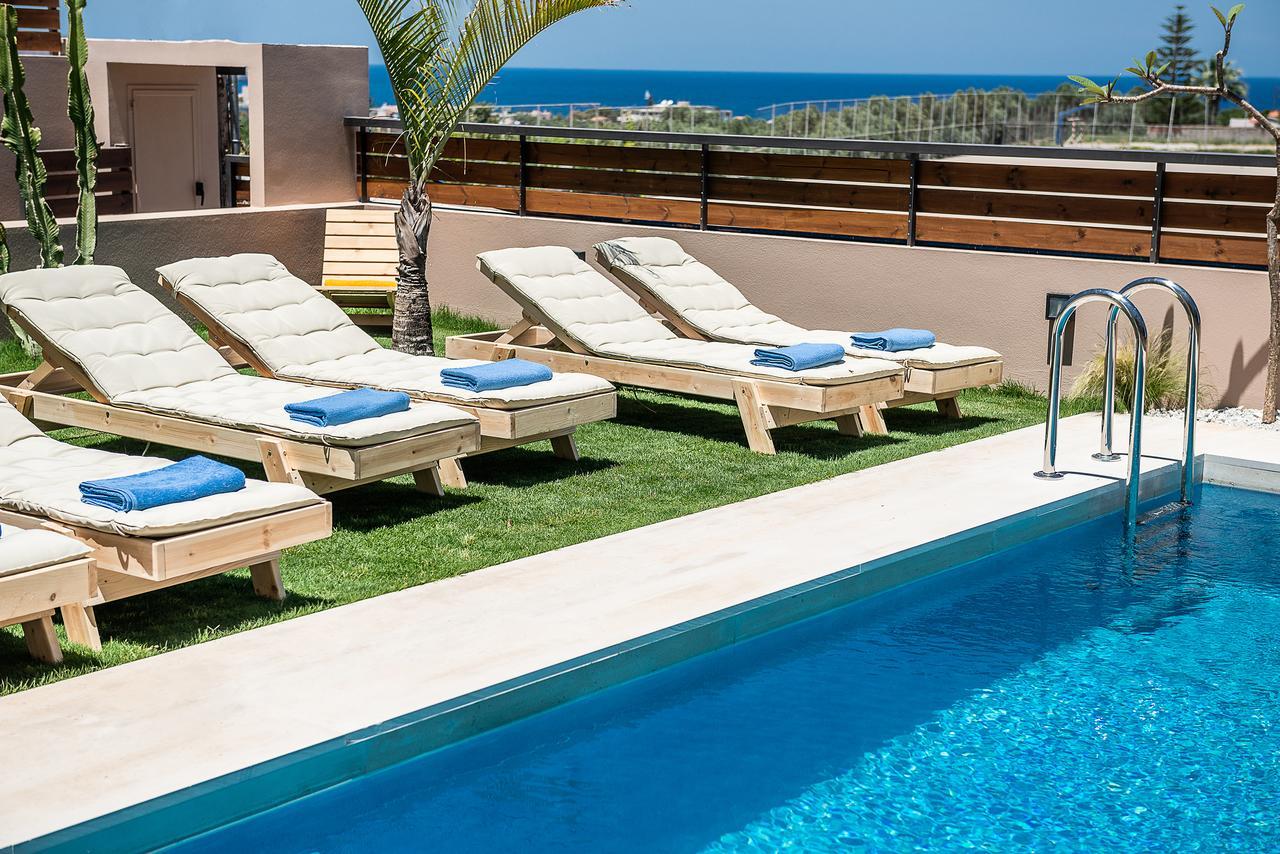 Fos Villa, A Luxe House With Private Heated Pool Galatás Eksteriør bilde