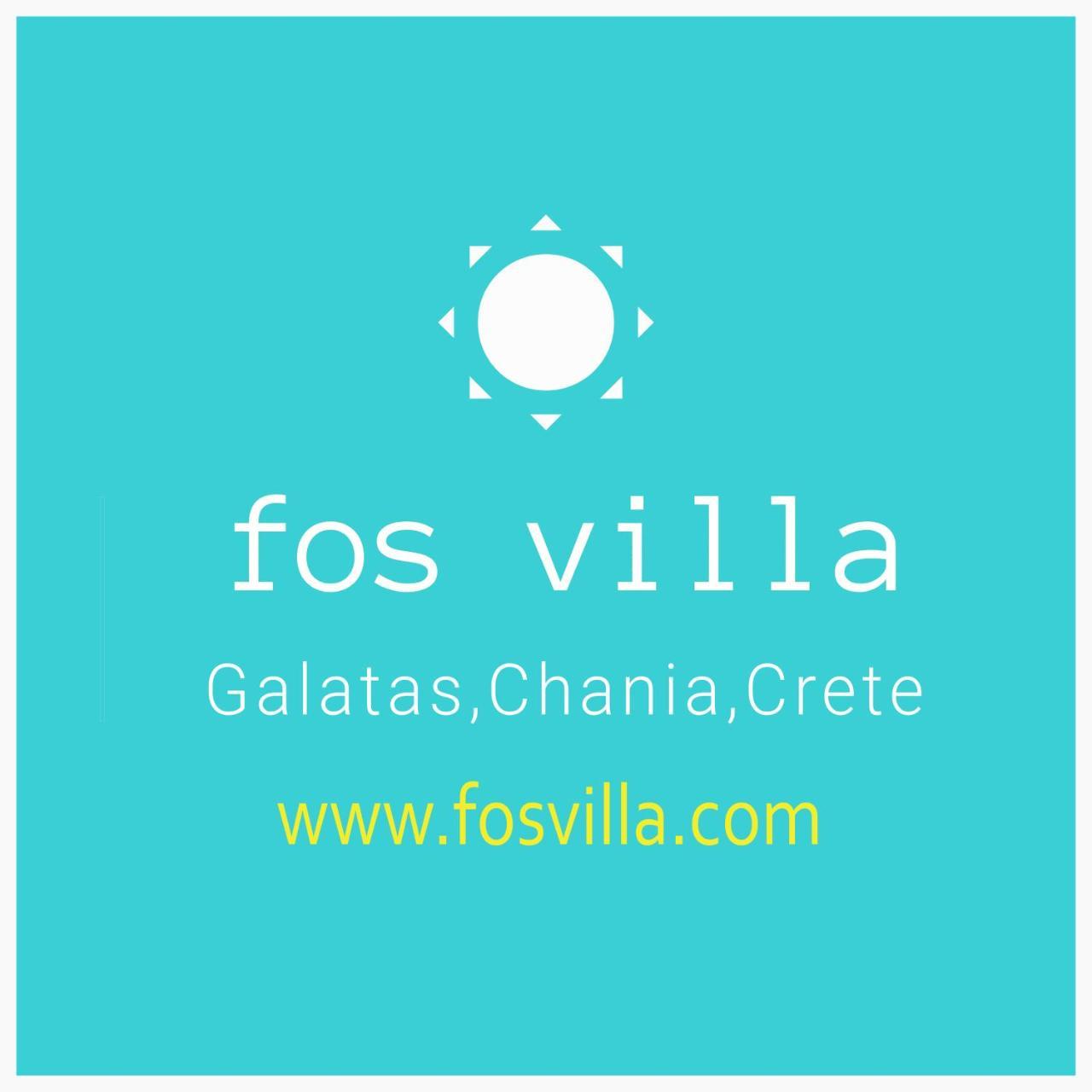 Fos Villa, A Luxe House With Private Heated Pool Galatás Eksteriør bilde
